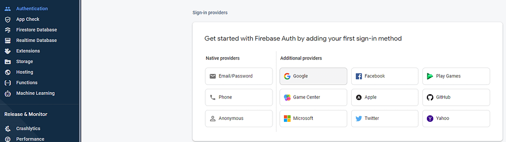 firebase