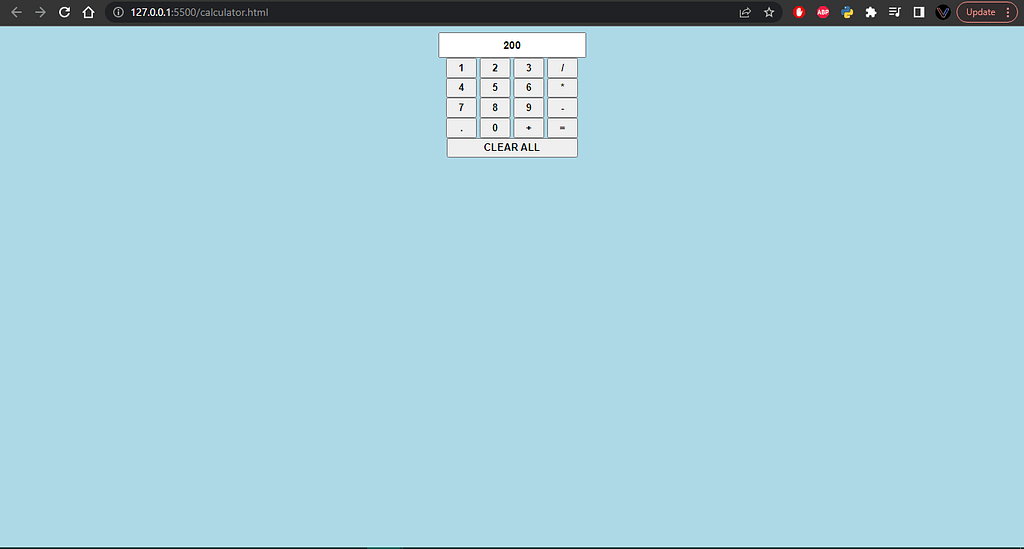 JavaScript Calculator