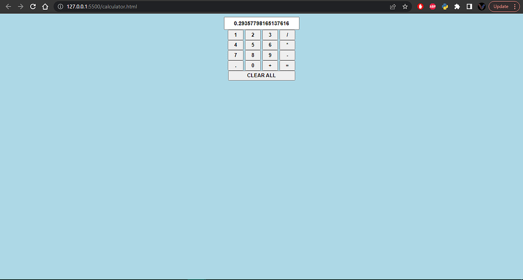 JavaScript Calculator
