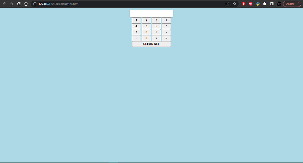 JavaScript Calculator