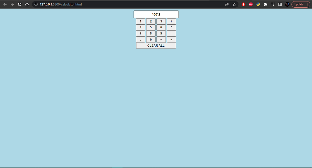 JavaScript Calculator