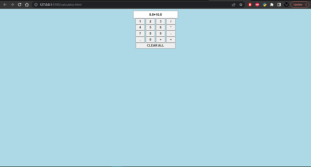 JavaScript Calculator
