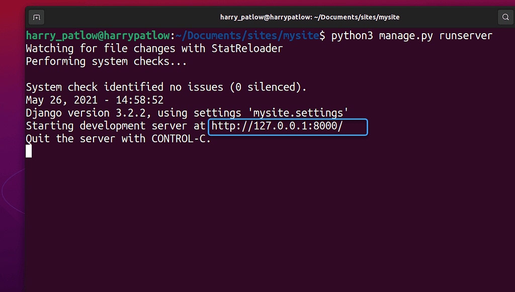 How to Start a Django Project