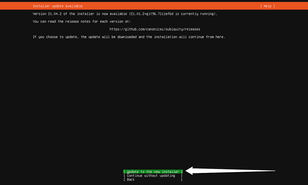 Install Ubuntu 21.04