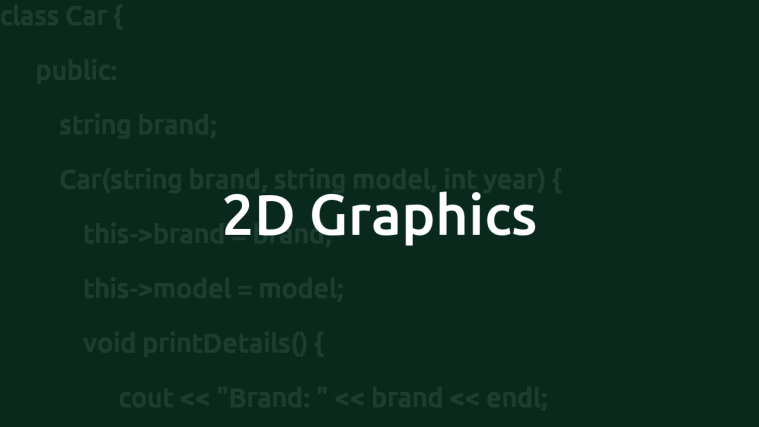 2D Graphics on C++