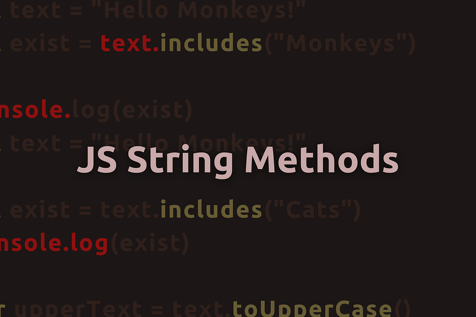 javascript string methods