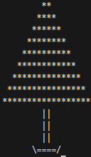 Python Christmas tree