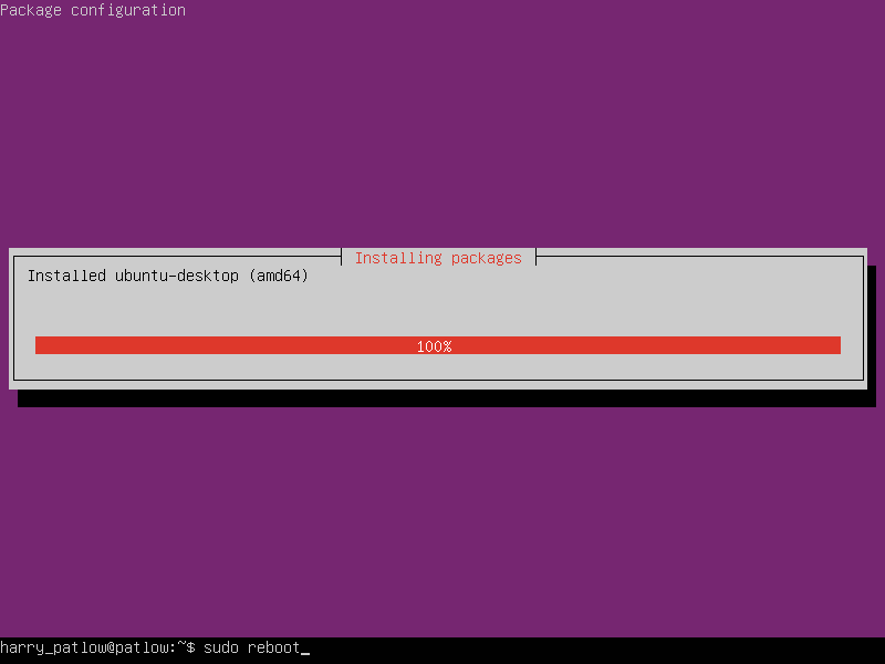 Install GUI on Ubuntu Server