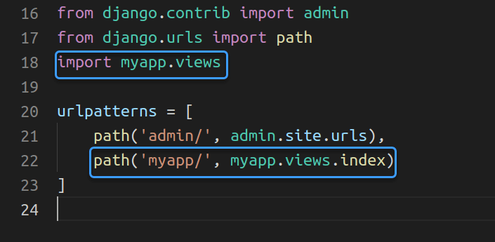 Starting a Project in Django