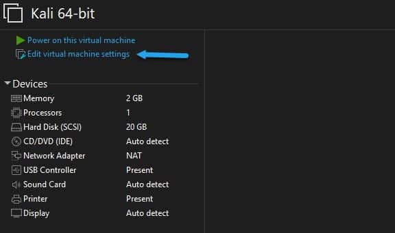 install kali linux