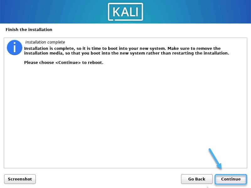 install kali linux